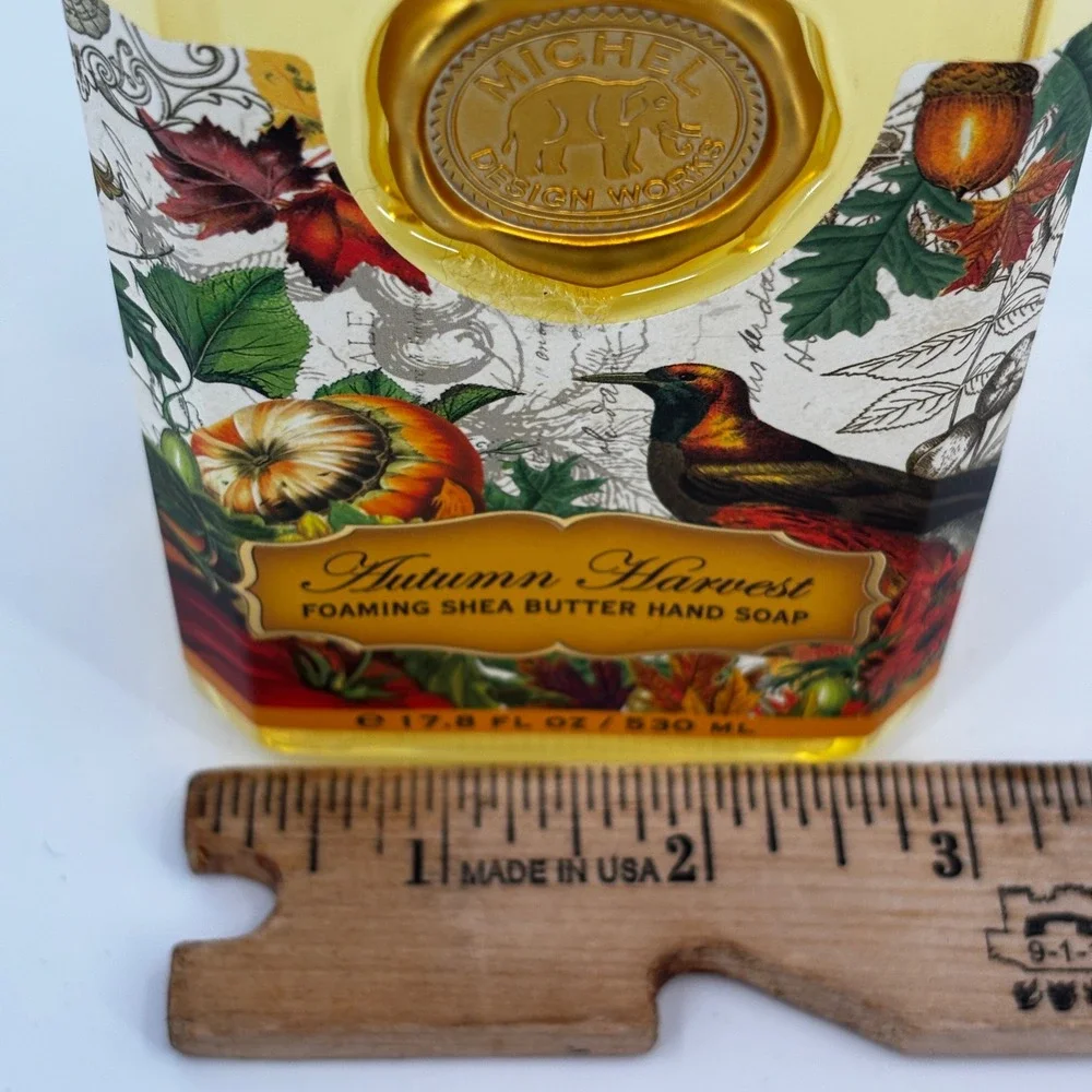 Michel Design Works Hand Soap  17.8oz Yellow Autumn Harvest Foaming Shea New